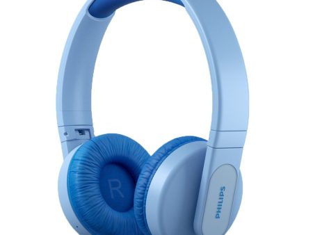 Philips 4000 Series Bluetooth Høretelefoner On-Ear til Børn m. Lydbegrænser - Blå For Discount