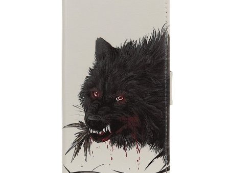 Alcatel 1S (2020) Læder Cover m. Pung Ulv Cheap