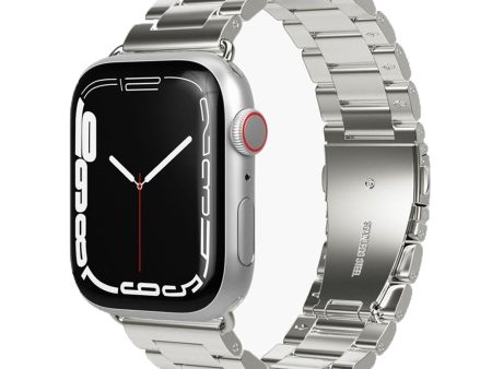 Apple Watch (38 40 SE 41 42mm) Vonmählen Link Bracelet Rustfri Stål Rem - Sølv Online Sale