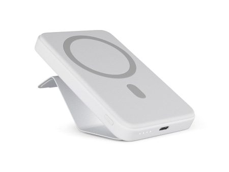 Epico Mag+ Stand 20W Aluminium Powerbank 7000 mAh - MagSafe Kompatibel - Hvid For Discount