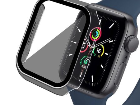 ENKAY Apple Watch 9 8 7 (45mm) Cover & Hærdet Glas - Gennemsigtig Discount