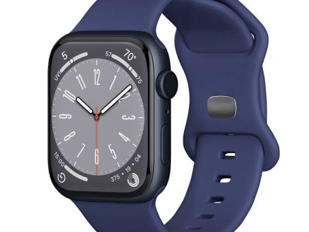 Apple Watch (38 40 SE 41 42mm) Epico Silikone Rem - Blå Online now