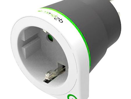 Q2 Power EU til USA Rejseadapter - Hvid   Sort Online