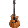 Taylor 724CE 700 Series Grand Auditorium Koa Top Sides A E Guitar (Natural Matte) For Cheap