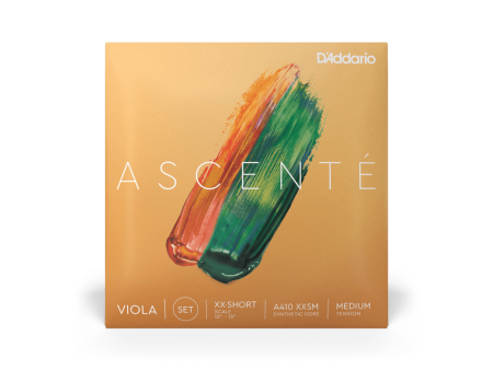 D ADDARIO A414XXSM Ascenté Viola C String, Extra-Extra-Short Scale, Medium Tension Online Hot Sale