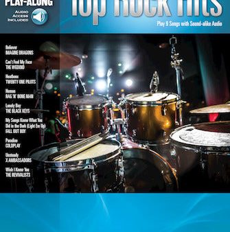 HAL LEONARD 00256655 Top Rock Hits - Drum Play-Along Volume 49 Cheap