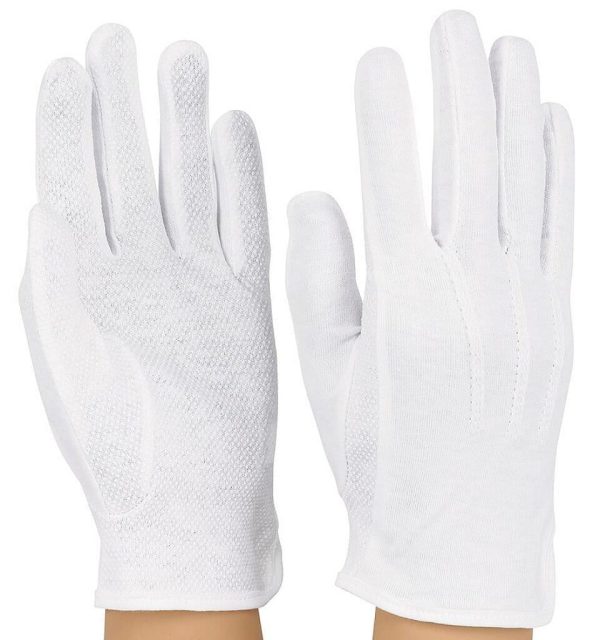 MANHOW SGWS Sure Grip White Gloves Small For Cheap