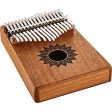 MEINL PERCUSSN KL1708H Sound Hole Kalimba, 17 notes, Mahogany Fashion