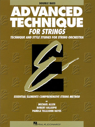 HAL LEONARD 00868037 Advanced Technique for Strings (Double Bass) Online Sale