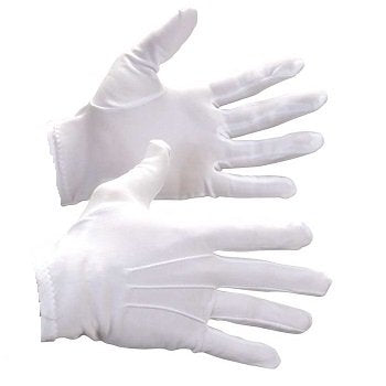 MANHOW White Cotton Gloves Small - COTS Online now