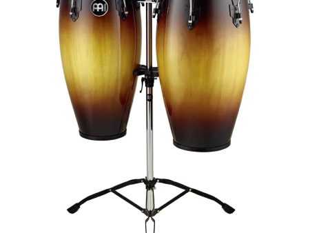 MEINL PERCUSSN HC512VSB 11 &12  Conga Set w  Stands (Vintage Sunburst) For Sale