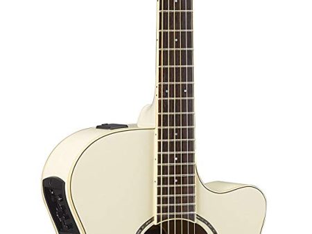 YAMAHA APX600VW APX Series Thinline A E Cutaway Guitar (Vintage White) Fashion