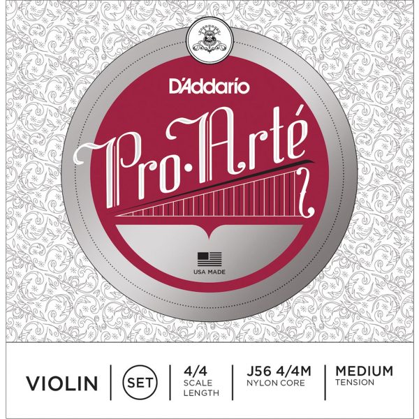 D ADDARIO J56 Pro-Arte 4 4 Violin String Set Online now