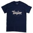 Taylor 16545 Mens Two-Color Logo Shirt, Navy- Medium Online now