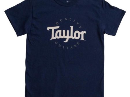 Taylor 16545 Mens Two-Color Logo Shirt, Navy- Medium Online now