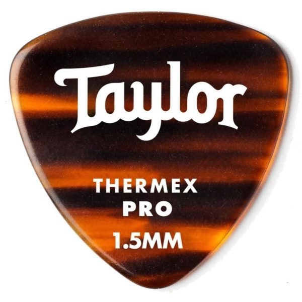 Taylor 80758 Darktone 346 Thermex Pro Picks, Tortoise Shell, 1.50mm, 6-Pack Fashion