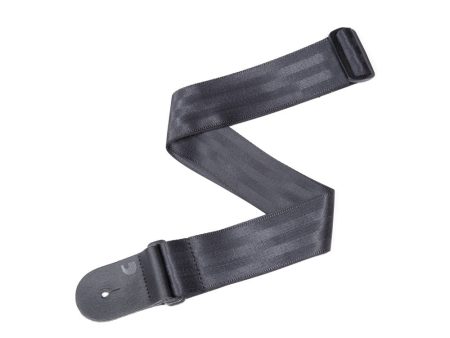 D ADDARIO 50SB00 Seat Belt Guitar Strap, Black 50mm Cheap