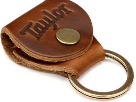 Taylor TKR03 Key Ring w Pick Holder, Medium Brown Nubuck Supply