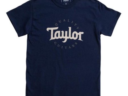 Taylor 16544 Mens Two-Color Logo Shirt, Navy- Small Sale