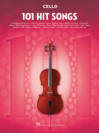 HAL LEONARD HL00197190 101 Hit Songs for Cello Cheap