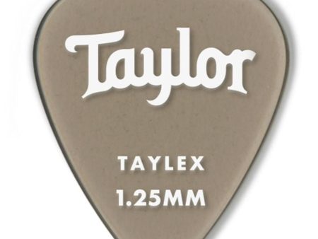 Taylor 70714 1.25mm 351 Taylex Picks,Smoke Grey, 6-Pack Sale