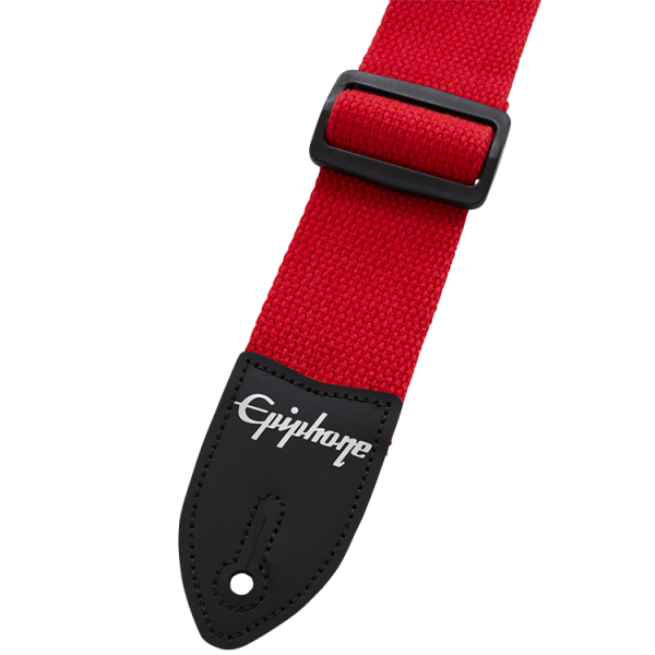 Epiphone AESTCTRD Cotton Guitar Strap (Red) Cheap