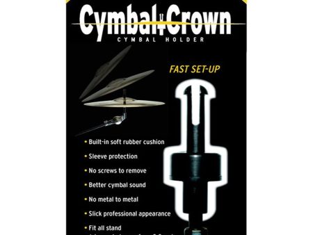 Cymbal Crown CCB8 8mm Quick Cymbal Holder Fashion