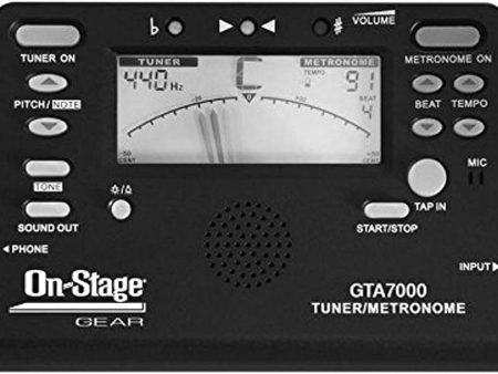 ON STAGE GTA7000 Chromatic Tuner Metronome Tone Generator on Sale