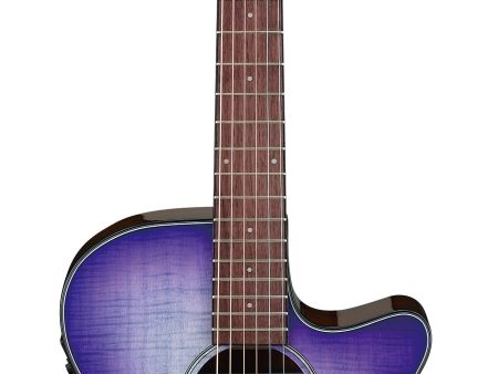 Ibanez AEG70PIH AEG Series Cutaway A E Guitar (Purple Iris Burst) Online now