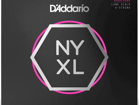 D ADDARIO NYXL45130 NYXL 5 String Bass Strings Long Scale, Regular Light 45-130 For Cheap