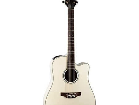 Takamine TAKGD37CE12PW G Series 12 String Dread A E Guitar (Pearl White) on Sale