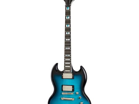 Epiphone EISYBTABNH1 Modern SG Prophecy Electric Guitar (Blue Tiger Aged Gloss) Supply