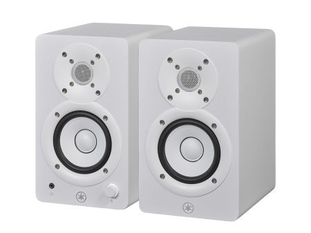 YAMAHA HS3W Powered Studio Monitors, 3.5  Cone Woofer, White (Pair) Sale