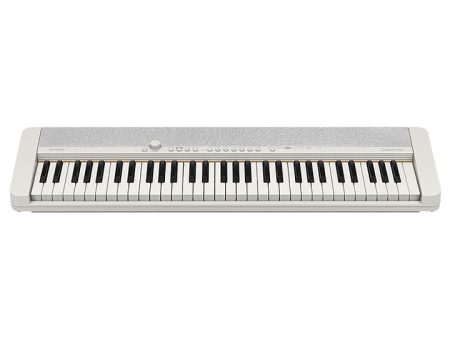 CASIO CTS1WE 61 Piano-Style Key Portable Keyboard (White) on Sale