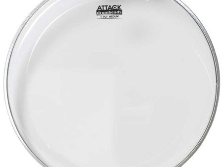 ATTACK DHA12 12  1 Ply Clear Medium Drum Head Hot on Sale