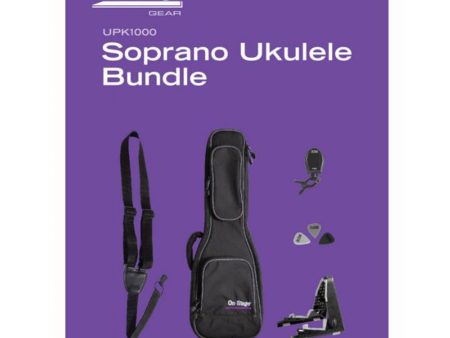 ON STAGE UPK1000 Soprano Ukulele Accessory Bundle Online Hot Sale