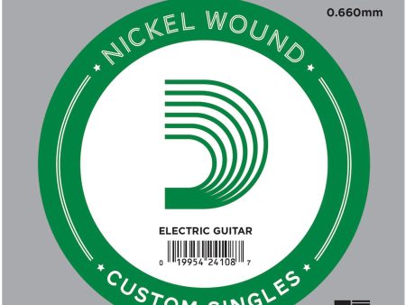 D ADDARIO NW026 .026 Single XL Nickel Wound String Online Sale