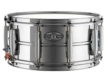 PEARL STH1465S 14  x 6.5  SensiTone Heritage Alloy Steel Snare For Sale