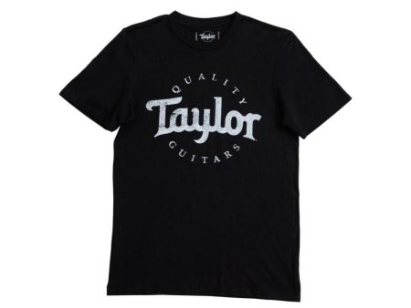 Taylor 15860 Basic Black Aged Logo T-Shirt - XXL on Sale