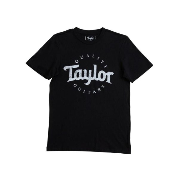 Taylor 15860 Basic Black Aged Logo T-Shirt - XXL on Sale