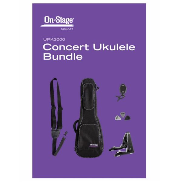 ON STAGE UPK2000 Concert Ukulele Accessory Bundle Cheap