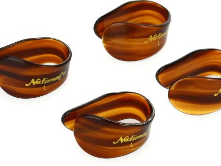 National Celluloid Thumb Picks, Large Tortoiseshell - 4-Pack For Cheap