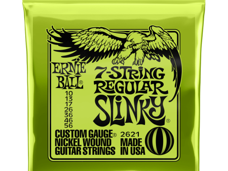 ERNIE BALL EB2621 7-String Regular Slinky Electric Guitar Strings Supply