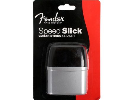 FENDER #0990521100 Speed Slick Guitar String Cleaner, Black Silver For Cheap