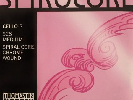 THOMASTIK S28 4 4 Spirocore Cello G Chrome String Discount