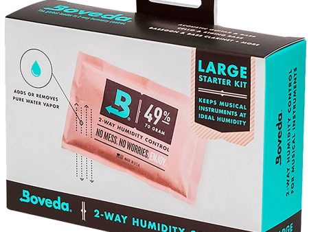 Boveda BVMFKLG Large 2-Way Humidity Control Starter Kit Online Sale