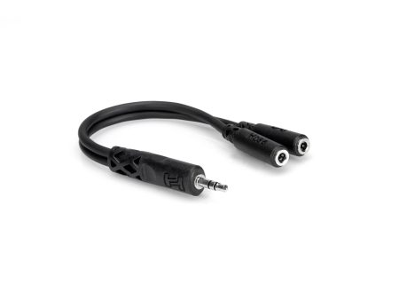 HOSA YMM232 1 8  M to Dual 1 8  F Adapter Online Sale