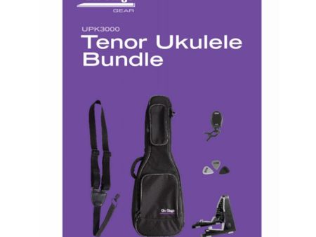 ON STAGE UPK3000 Tenor Ukulele Accessory Bundle Hot on Sale