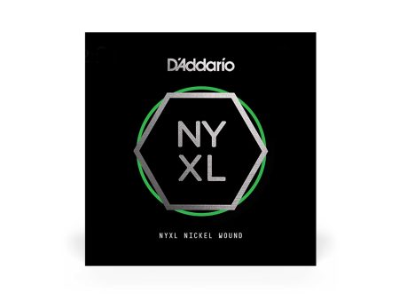 D ADDARIO NYXLB135T .135 NYXL Nickel Wound Bass Guitar Tapered Single String, Long Scale Hot on Sale