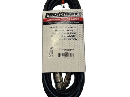 PROformance MP15 15  1 4 Male to XLR Female Mic Cable Online now